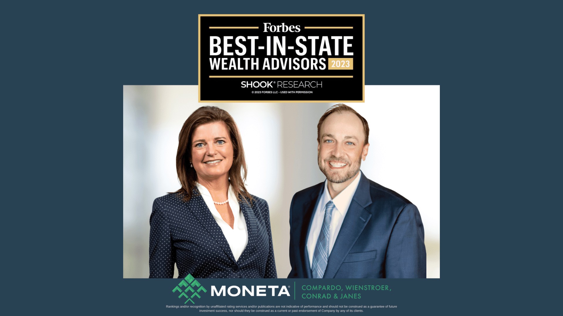 Diane Compardo and Mark Conrad Named to Best-In-State Wealth Advisors List by Forbes