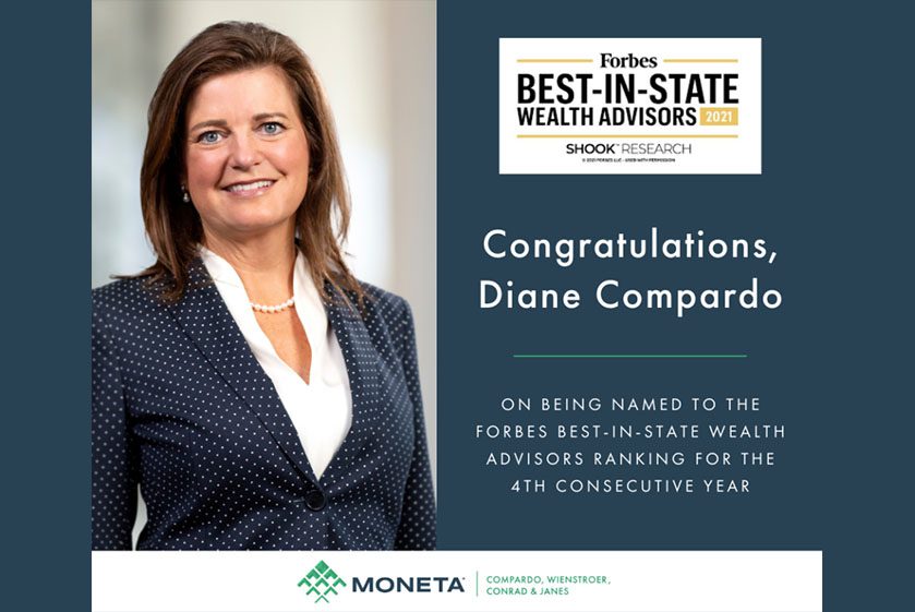 Diane Compardo Again Recognized by Forbes Shook as Highest Ranked Female Advisor in Missouri