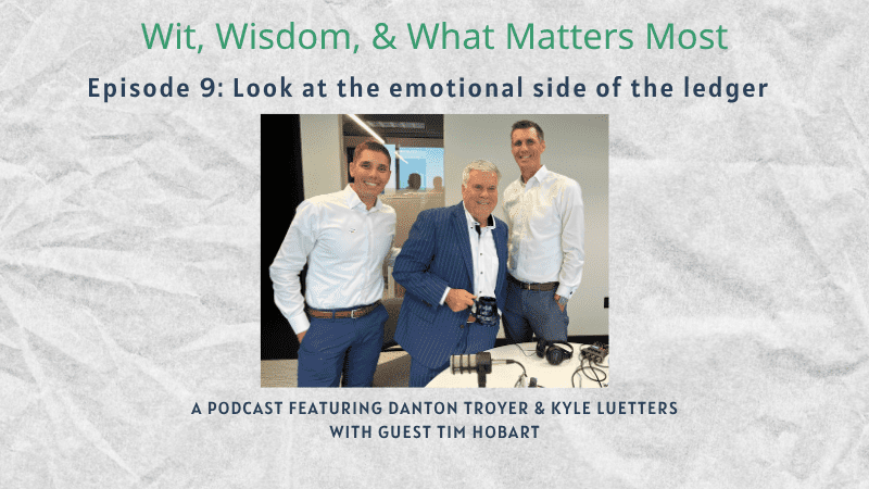 Episode 9: Look at the Emotional Side of the Ledger