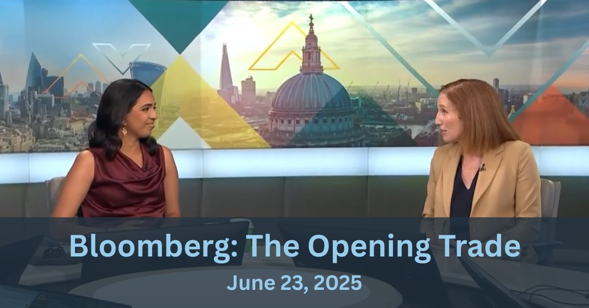 Watch: Bloomberg – The Opening Trade | Aoifinn Devitt