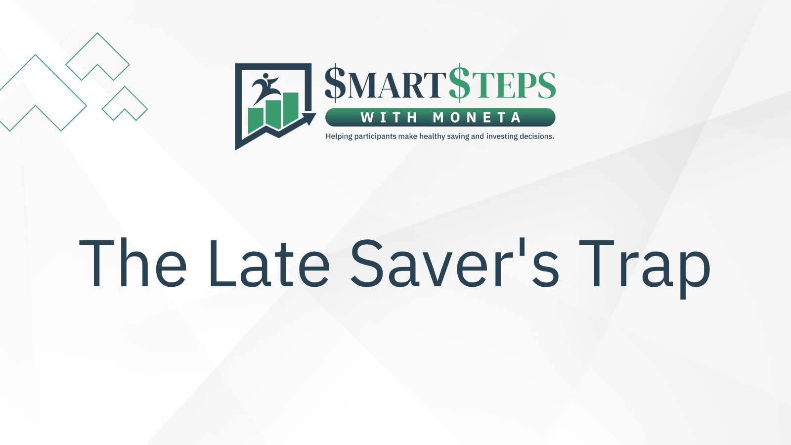 The Late Saver’s Trap